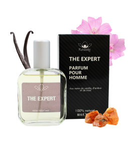 Parfum homme 100% naturel – Vanille, ambre  musc – 50 ml