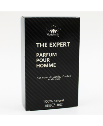 Parfum homme 100% naturel – Vanille, ambre  musc – 50 ml