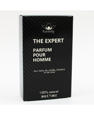 Parfum homme 100% naturel – Vanille, ambre  musc – 50 ml