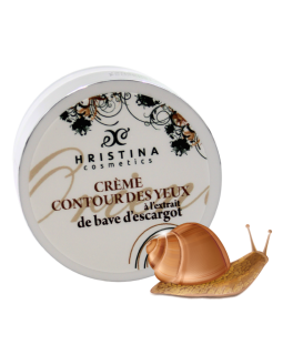 Crème contour des yeux à la bave d'escargot
