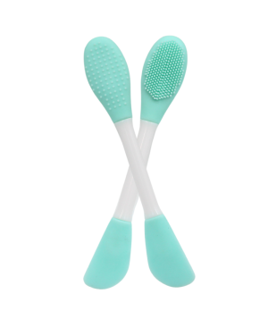 Spatule  brosse visage à double face bleue
