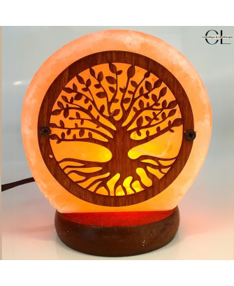 Lampe de Sel USB Arbre de Vie 1KG