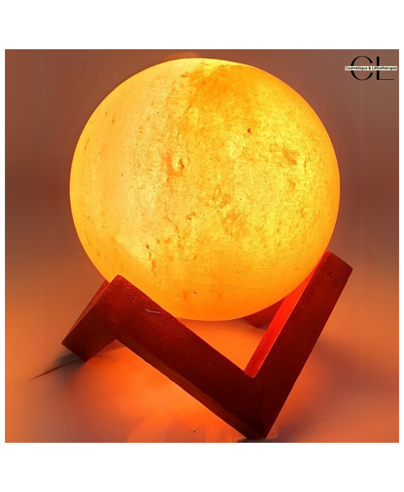 Lampe de sel d'Himalaya Sphère 3KG