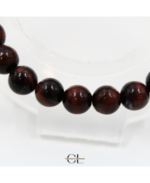 Bracelet en pierres naturelles Oeil de Taureau A 8mm