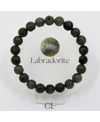 Bracelet en pierre naturelle Labradorite AB 8-9mm