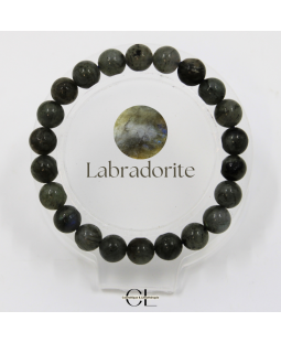 Bracelet en pierre naturelle Labradorite AB 8-9mm