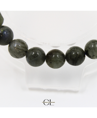 Bracelet en pierre naturelle Labradorite AB 8-9mm