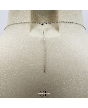 Collier en argent 925 avec pierre Oeil de Tigre AA boule 12mm