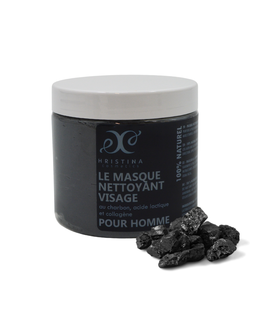 Masque nettoyant au charbon - Homme 200ml