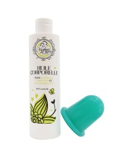 Pack anti-cellulite - Ventouse  huile