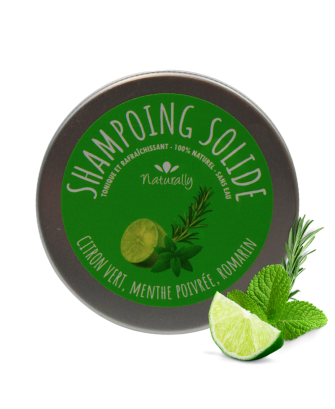 Shampoing solide - Frais et tonique 58gr