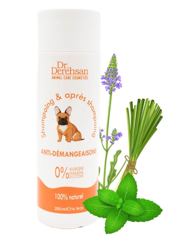 Shampoing pour chien - ANTI-DÉMANGEAISONS 200ml