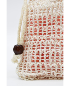 Sac à savon en sisal - Beige