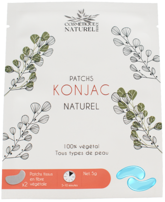 Patchs contours des yeux au Konjac - Myrtille