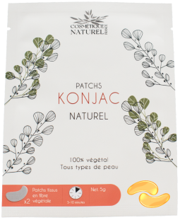 Patchs contours des yeux au Konjac - Curcuma