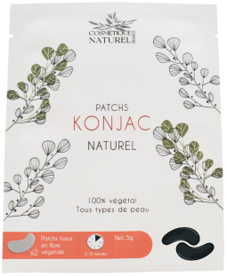 Patchs contours des yeux au Konjac - Charbon de bambou
