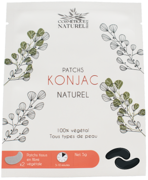Patchs contours des yeux au Konjac - Charbon de bambou