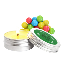 Mini Bougie de massage Bubble Gum 100% naturelle 30ml
