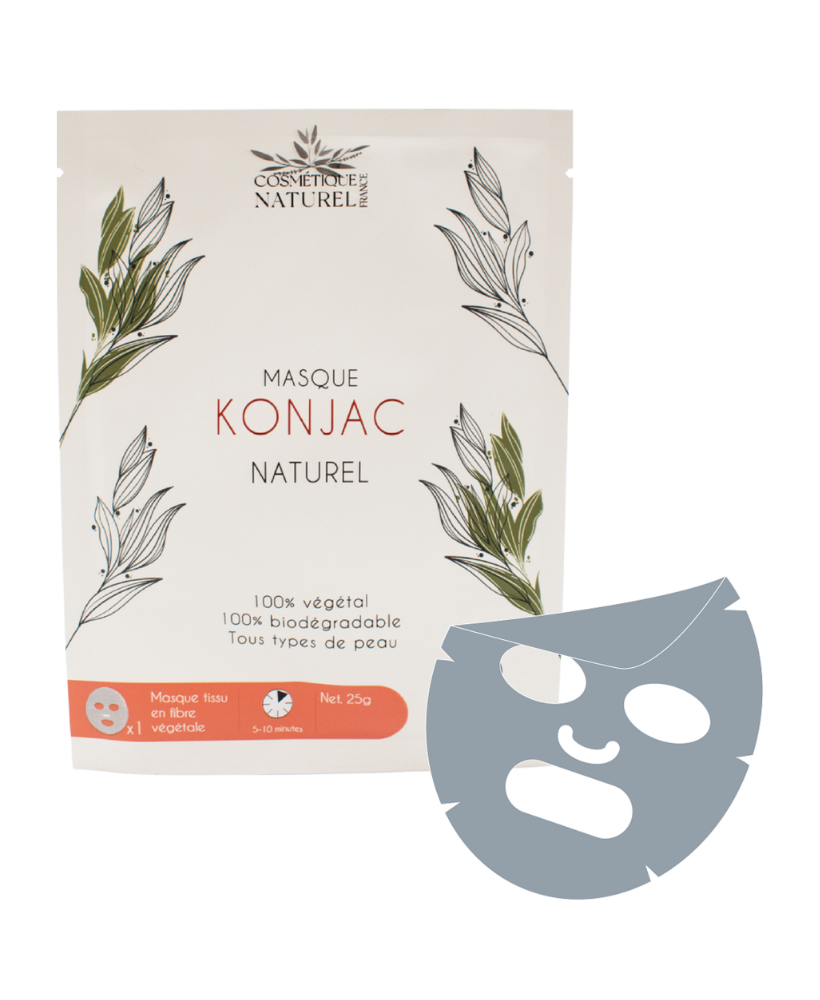 Masque Konjac - Charbon de bambou