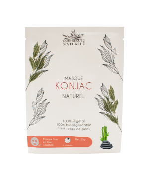 Masque Konjac - Charbon de bambou