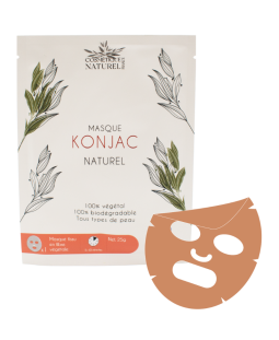 Masque konjac - Argile rouge