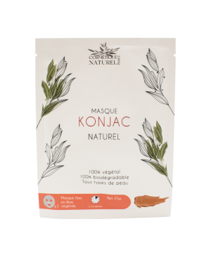 Masque konjac - Argile rouge