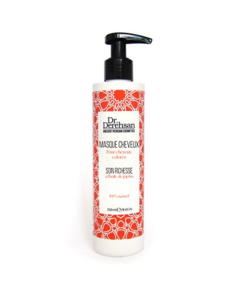 Masque capillaire cheveux colorés à l'huile de jojoba - 250ml 100% naturel