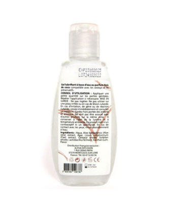 Lubrifiant à base d'eau 100% naturel Noix de coco 90 ml