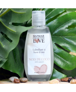 Lubrifiant à base d'eau 100% naturel Noix de coco 90 ml