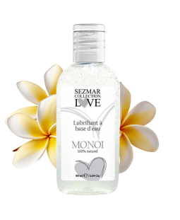 Lubrifiant à base d'eau 100% naturel Monoï 90 ml