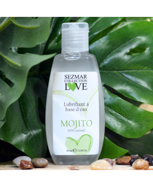 Lubrifiant à base d'eau 100% naturel Mojito 90 ml