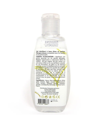 Lubrifiant à base d'eau 100% naturel Mangue 90 ml