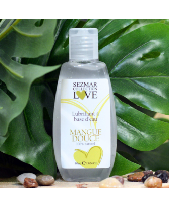 Lubrifiant à base d'eau 100% naturel Mangue 90 ml
