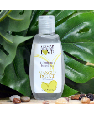 Lubrifiant à base d'eau 100% naturel Mangue 90 ml