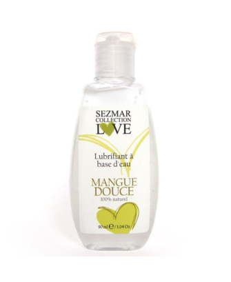 Lubrifiant à base d'eau 100% naturel Mangue 90 ml