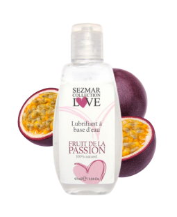 Lubrifiant à base d'eau 100% naturel Fruit de la passion 90 ml
