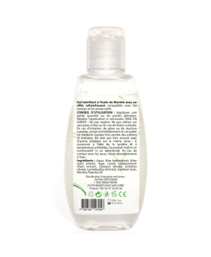 Lubrifiant à base d'eau 100% naturel Menthe poivrée 90 ml