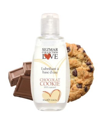 Lubrifiant à base d'eau 100% naturel Chocolat Cookie 90 ml