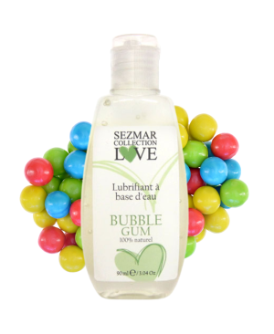 Lubrifiant à base d'eau 100% naturel Bubble Gum 90 ml