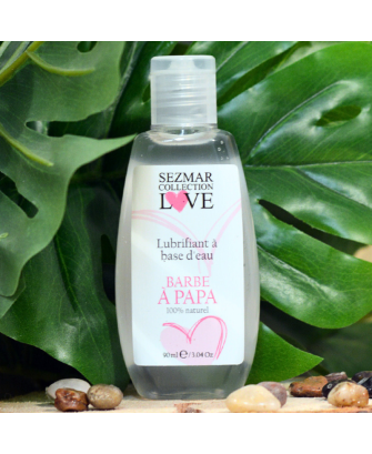 Lubrifiant à base d'eau 100% naturel Barbe à Papa 90 ml