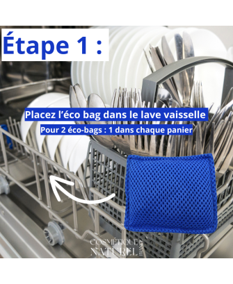LOT de 2 Éco-bags - Lave vaisselle - Carré