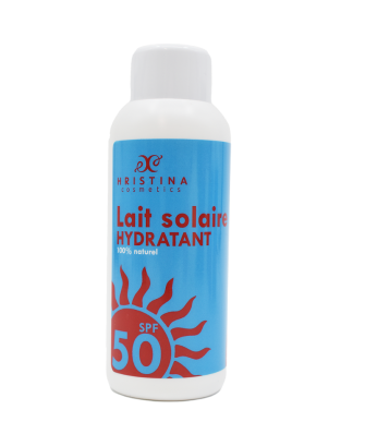 Lait solaire hydratant et protecteur SPF50 - 150ml 100% naturel