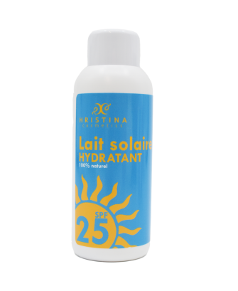 Lait solaire hydratant et protecteur SPF25 - 150ml 100% naturel