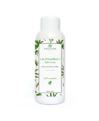 Lait nettoyant et démaquillant douceur à l'aloé vera - 150ml 100% naturel