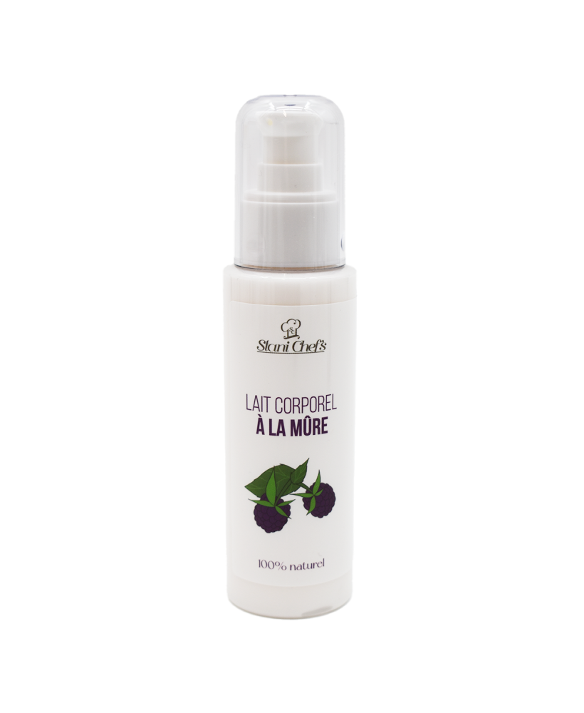 Lait corps hydratant à la mûre - 100ml 100% naturel