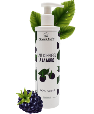 Lait corps hydratant à la mûre - 250ml 100% naturel
