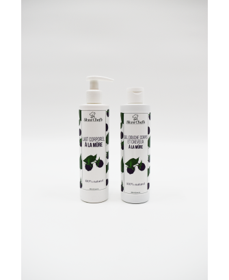 Lait corps hydratant à la mûre - 250ml 100% naturel