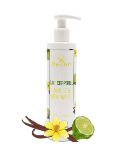 Lait corporel à la vanille et bergamote - 250ml 100% naturel