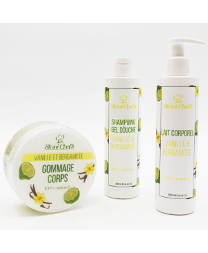 Lait corporel à la vanille et bergamote - 250ml 100% naturel