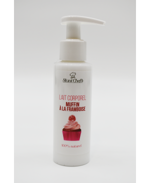 Lait corporel - muffin à la framboise - 100ml 100% naturel